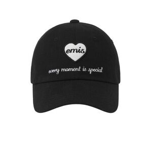EMIS HEART WAPPEN BALL CAP-BLACK
